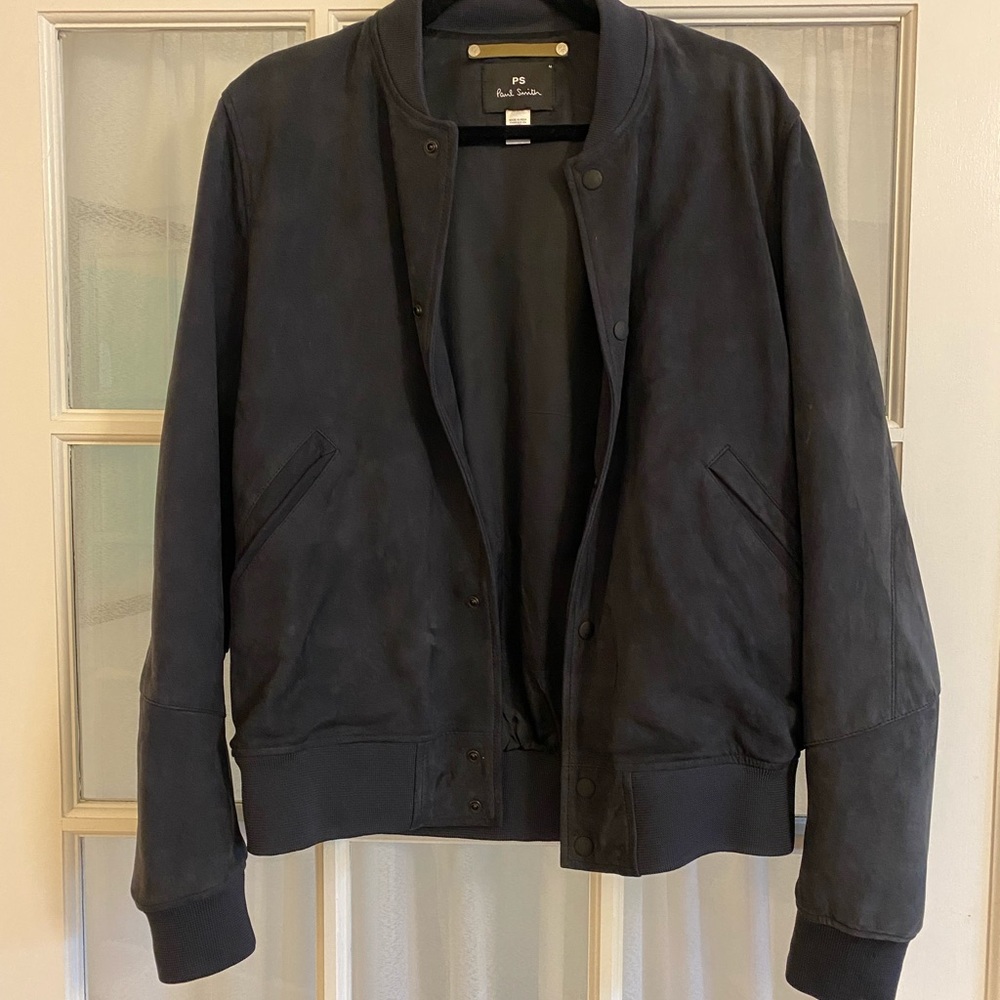 Paul smith navy suede jacket